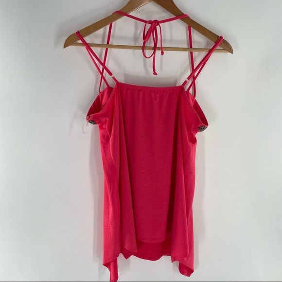 Socialite beaded top Nwt size Xl pink - Picture 3 of 8